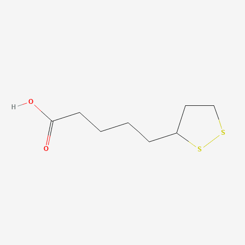 2D chemical structure of Alpha-lipoic acid