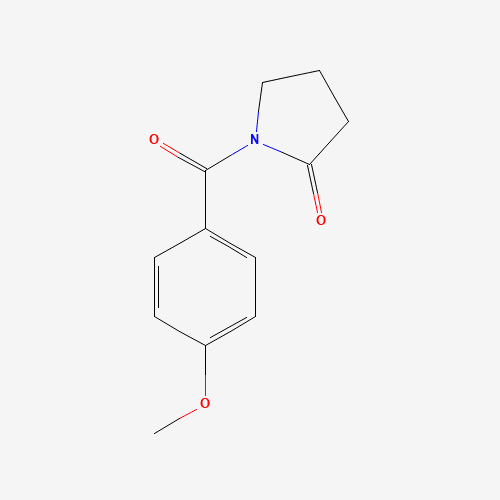 2D chemical structure of Aniracetam