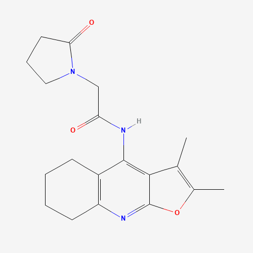 2D chemical structure of Coluracetam