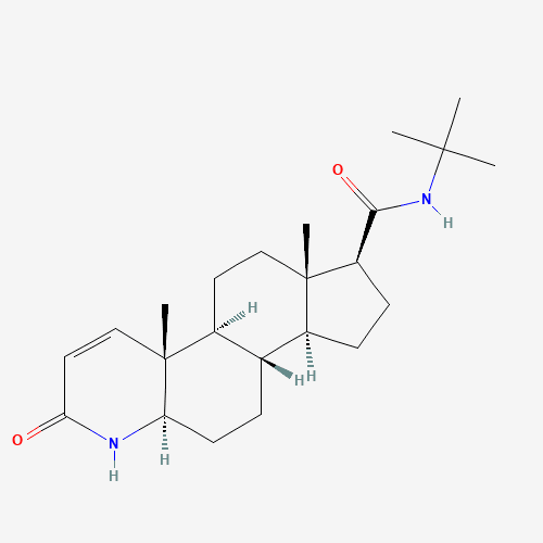 2D chemical structure of Finasteride