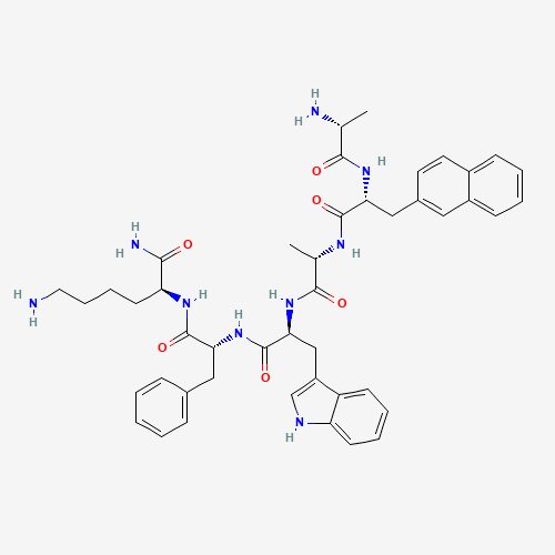 2D chemical structure of GHRP-2