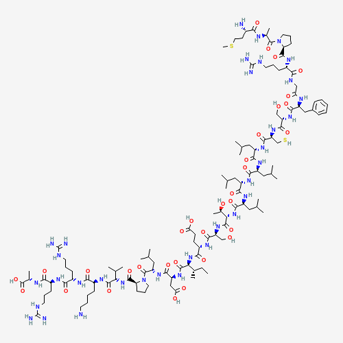 2D chemical structure of Humanin