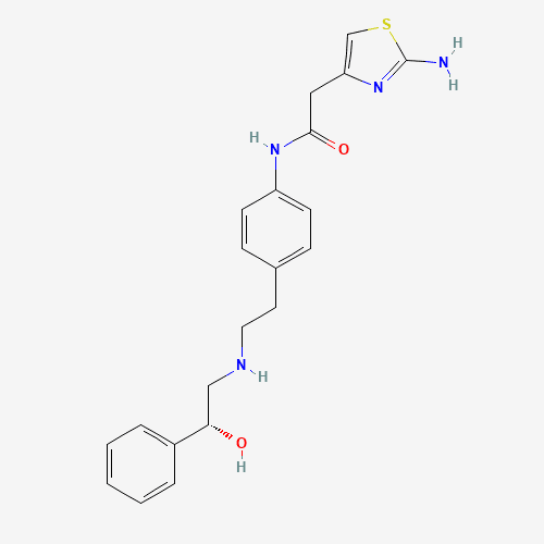 2D chemical structure of Mirabegron