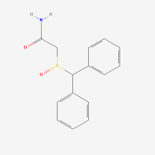 2D chemical structure of Modafinil