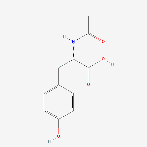 2D chemical structure of N-Acetyl-L-Tyrosine