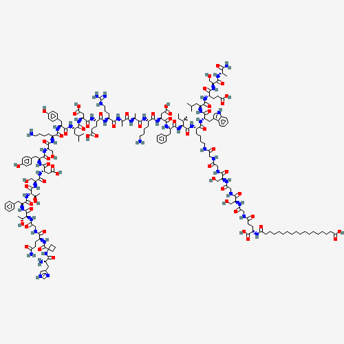 2D chemical structure of Survodutide