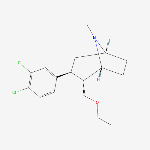 2D chemical structure of Tesofensine
