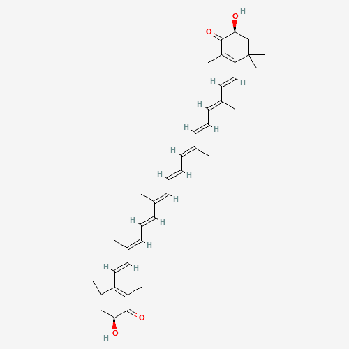 2D chemical structure of Astaxanthin
