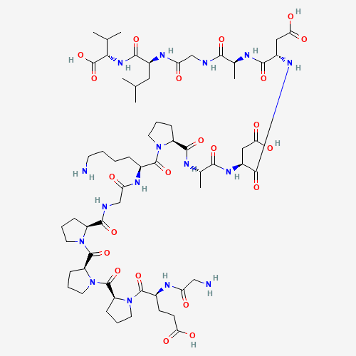 2D chemical structure of BPC-157