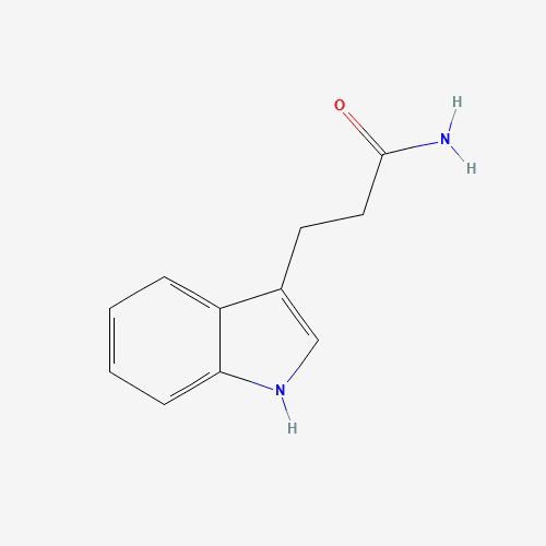 2D chemical structure of Indolepropionamide