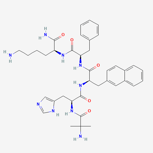 2D chemical structure of Ipamorelin