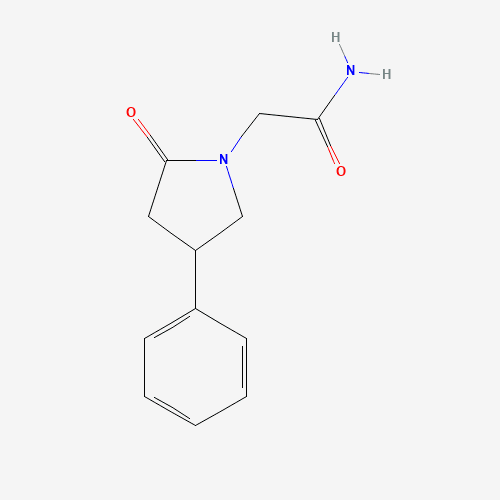 2D chemical structure of Phenylpiracetam