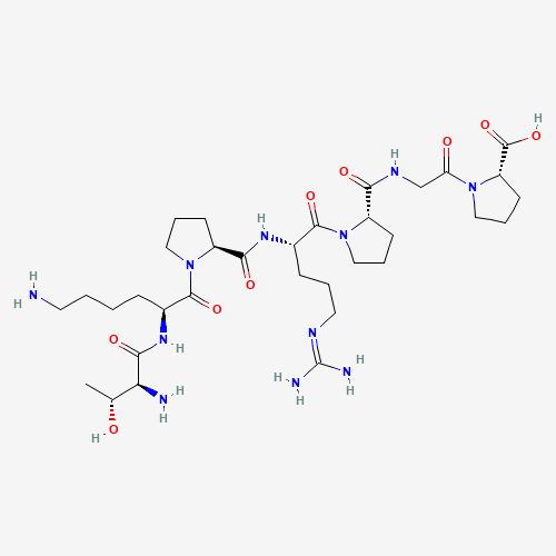 2D chemical structure of Selank