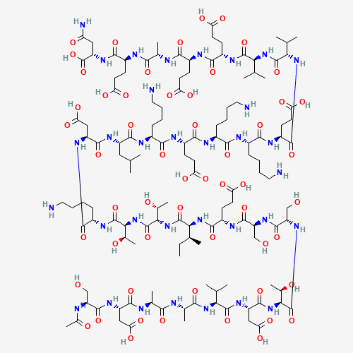 2D chemical structure of Thymosin Alpha-1